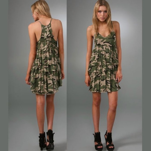 Juicy Couture Dresses & Skirts - NWT! Juicy Couture Camo Ruffle Tank Dress